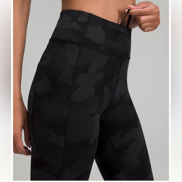 🖤LULULEMON INVIGORATE HIGH RISE TIGHT 25”-HERITAGE 365 CAMO DEEP COAL MULTI-8🖤